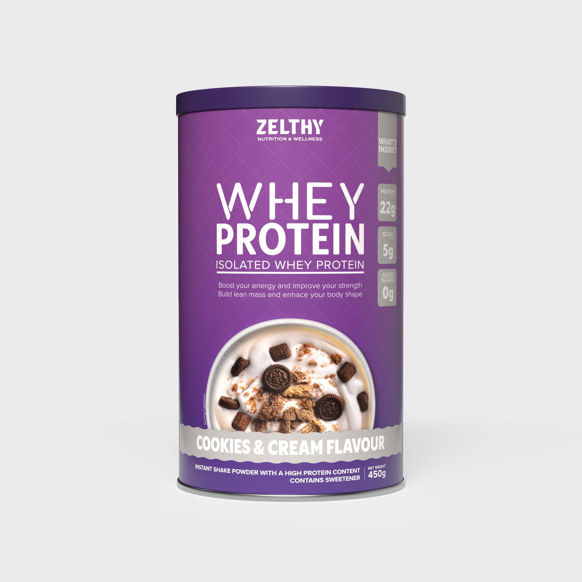 Whey-Protein: Crunchy Cookies & Cream 450g