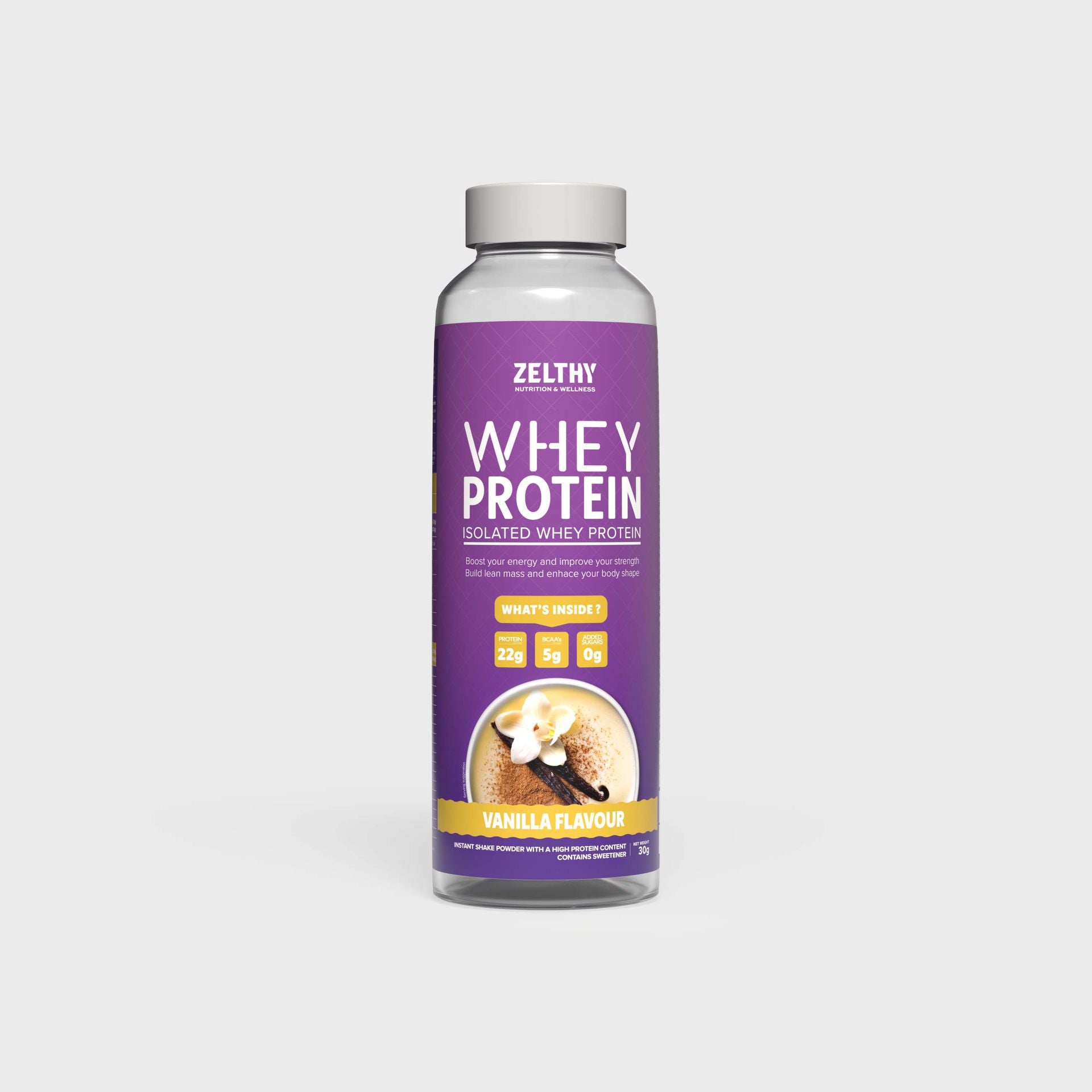 Whey-Protein: Smooth Vanilla Bean 30g