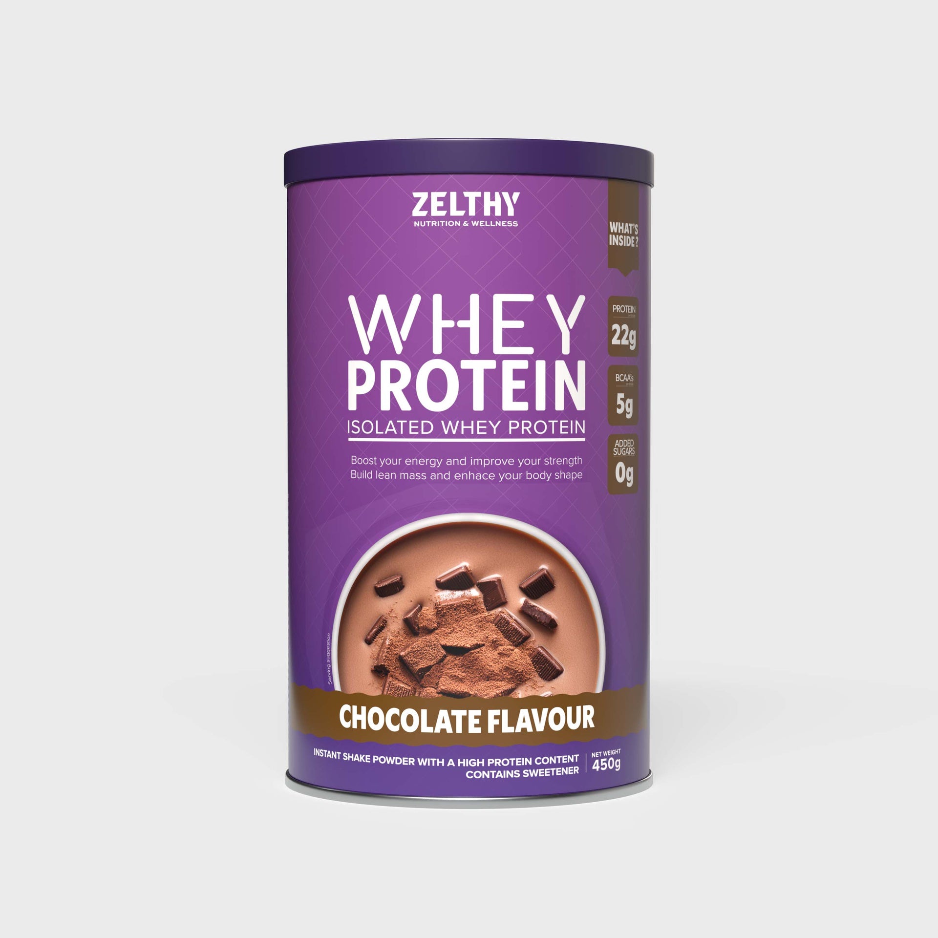 Whey-Protein: Rich Belgian Chocolate 450g