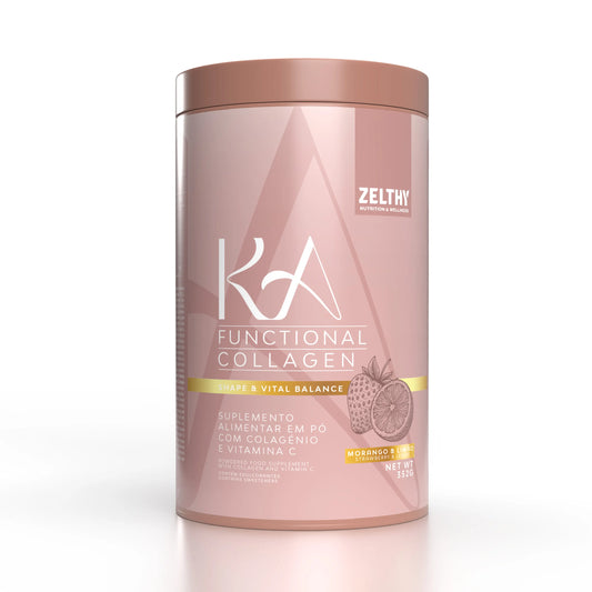 KA Colagénio Funcional Lima-Morango 352g – Suplemento Zelthy × KA The Brand