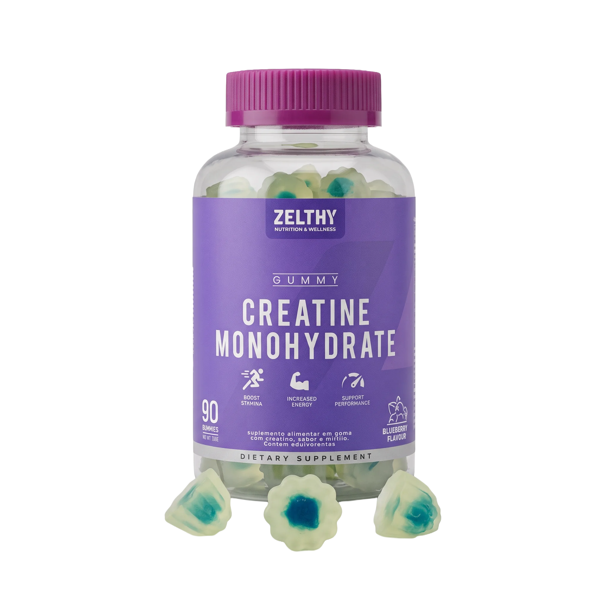 Gomas de Creatina 3 g — 90 gomas
