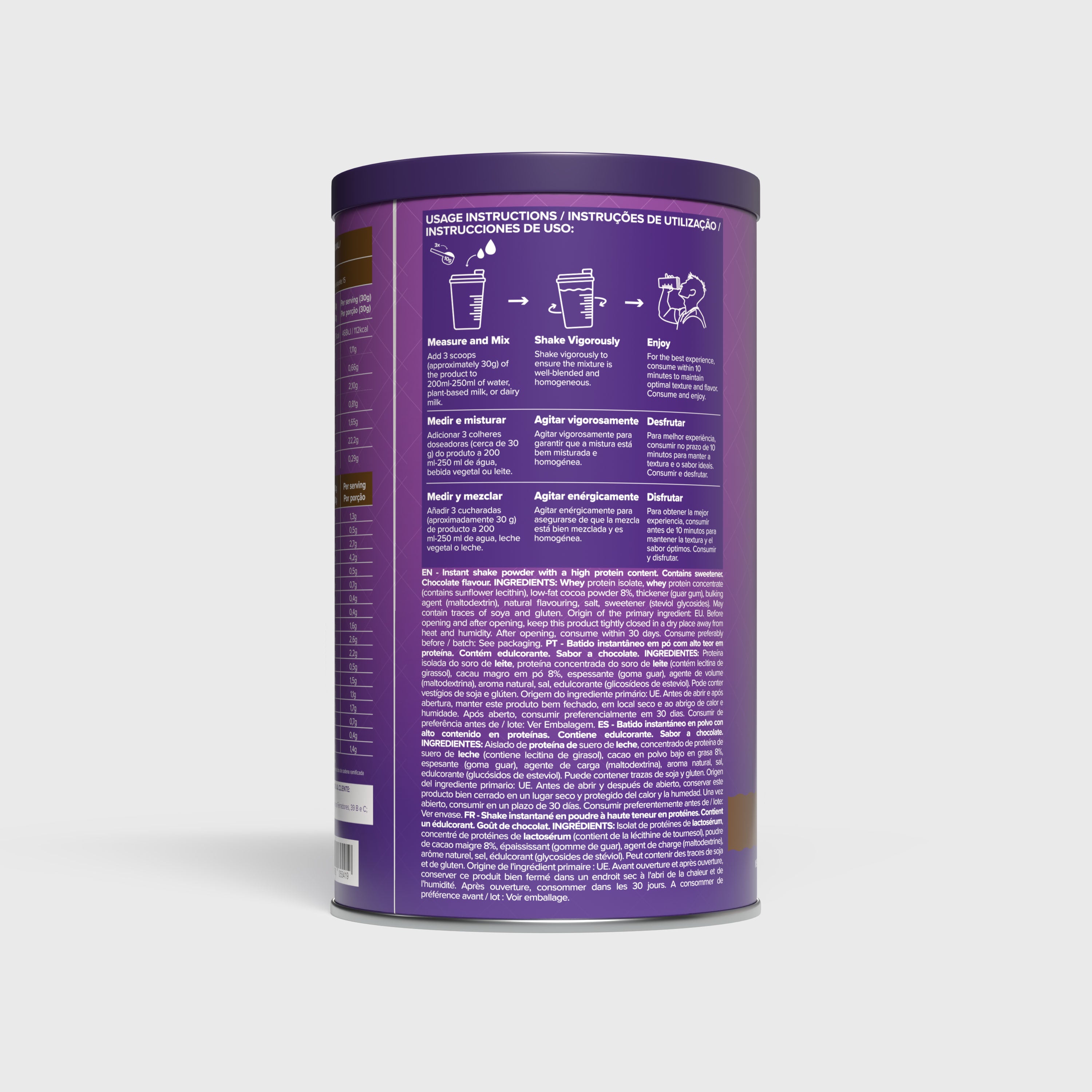 Whey-Protein: Rich Belgian Chocolate 450g