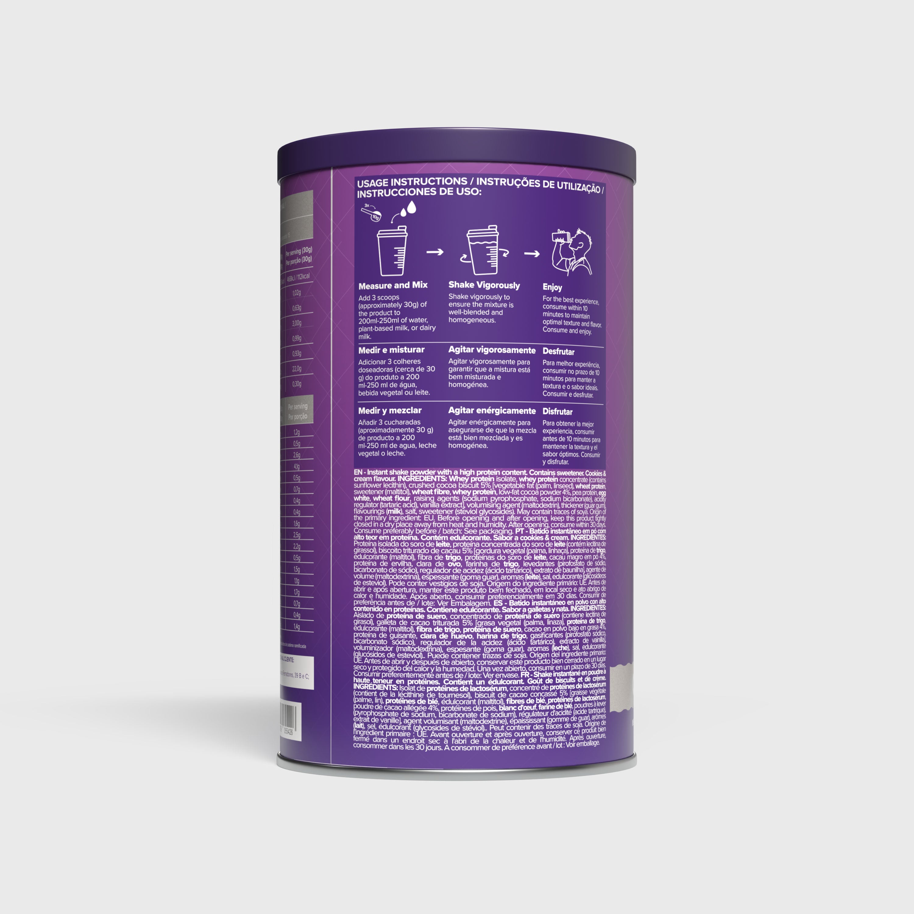 Whey-Protein: Crunchy Cookies & Cream 450g